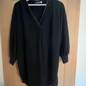 H&M Black Long Sleeve Dress